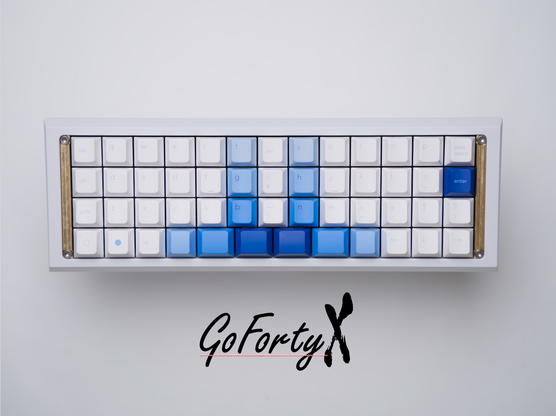 GoFortyX – Keeb-On! GoFortyケース（白）（初代版） GoForty